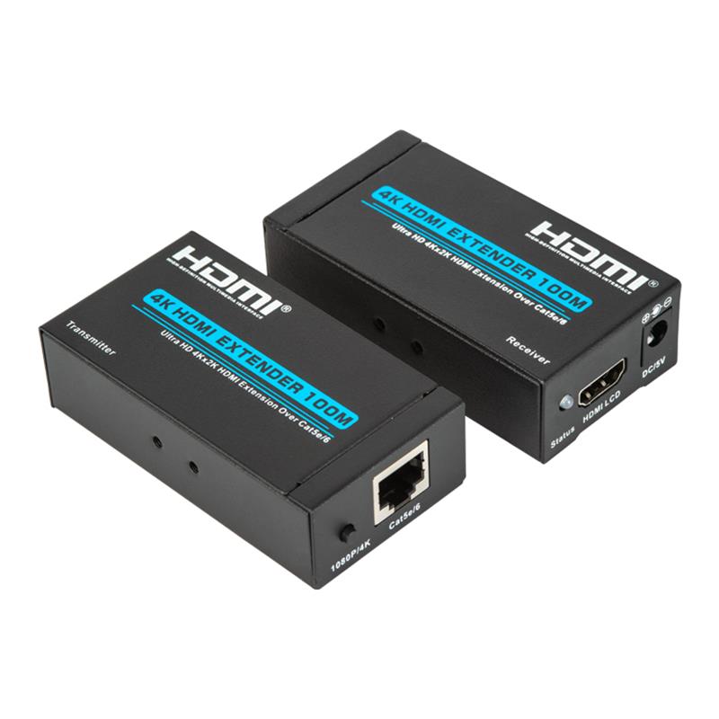 V1.4 4K HDMI Dang rộng 100m hơn một cat5e/6 cáp hỗ trợ Ultra HD 4Kx2K/30Hz