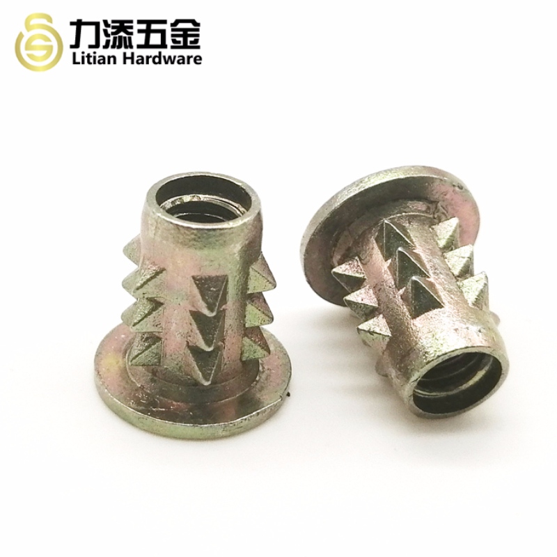 Tùy chỉnh kích cỡ khác nhau hợp kim kẽm gai chèn hạt cho đồ nội thất