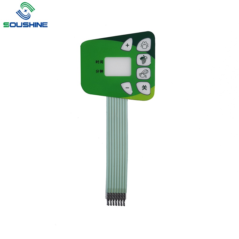 Hải quan Good Tactile Duraswitch Màng chuyển đổi với cửa sổ rõ ràng