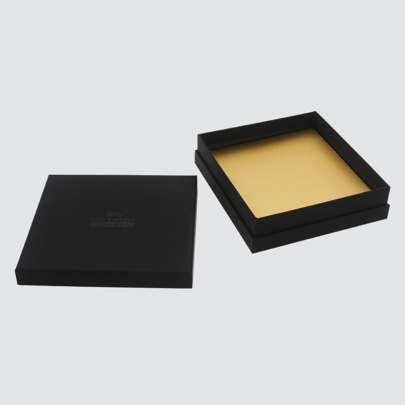 Tùy chỉnh cổ điển Hộp đen Trang sức Vòng cổ Phụ kiện Hộp quà tặng