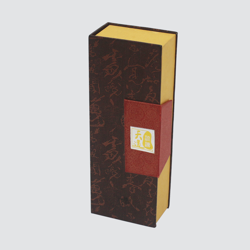 Cổ điển truyền thống chữ viết tay Embossed Magnet lật bìa Gift Box