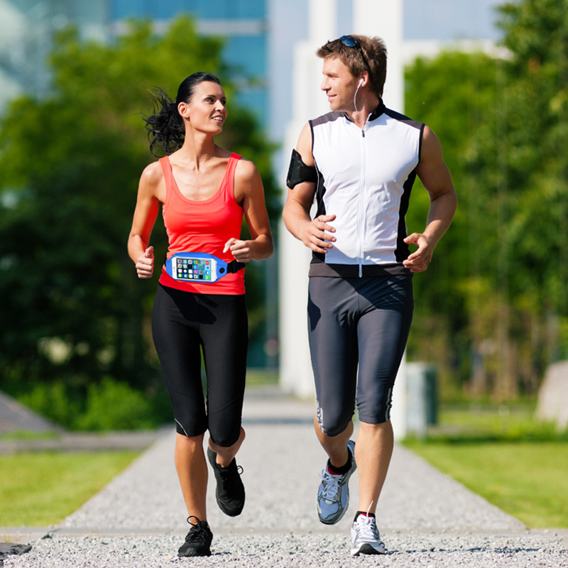 Mô hình giá rẻ Rose Pink Sport Màn hình cảm ứng không thấm nước Túi điện thoại để chạy