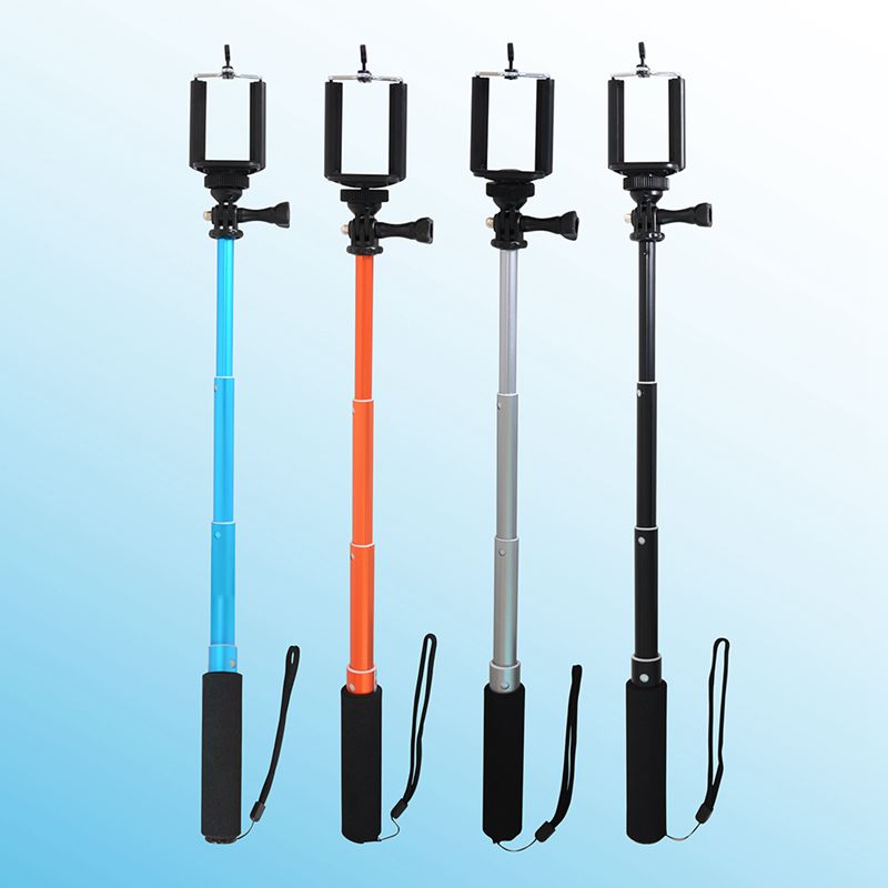 KINGJOY 4 phần nhôm có thể kéo dài 500 mm Camera kỹ thuật số Selfie Stick H050