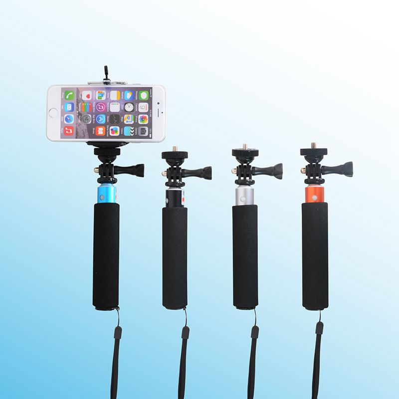 KINGJOY 4 phần nhôm có thể kéo dài 500 mm Camera kỹ thuật số Selfie Stick H050