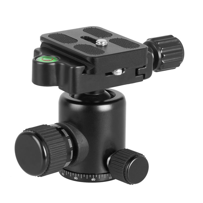 KINGJOY CNC gia công toàn cảnh máy ảnh ba chân đầu bóng cho máy ảnh