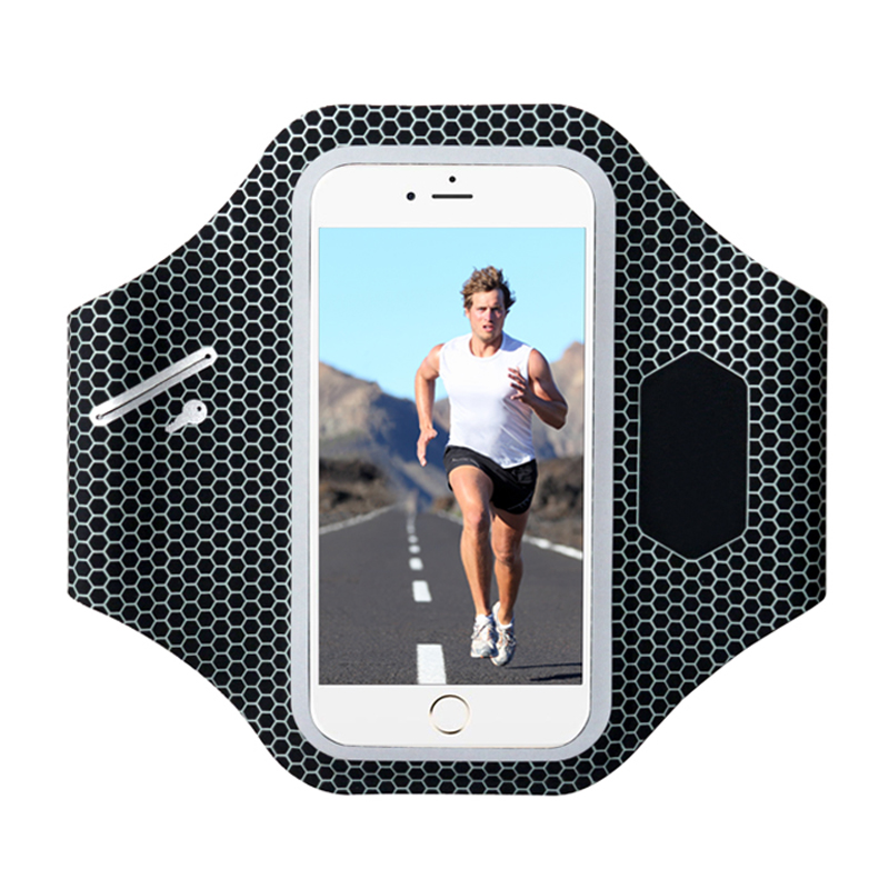 Logo ngoài trời phổ biến tùy chỉnh in Lycra vải thể thao Armband