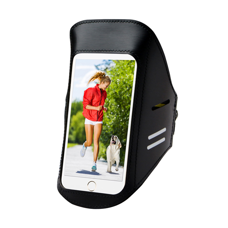 Băng đeo tay thể thao bằng da PU cho chạy bộ