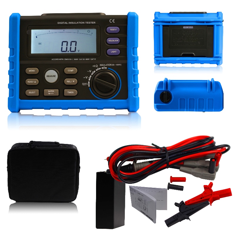 Máy đo điện trở cách điện Megohmmeter megger Máy kiểm tra điện trở cách điện cao áp Megger Earth