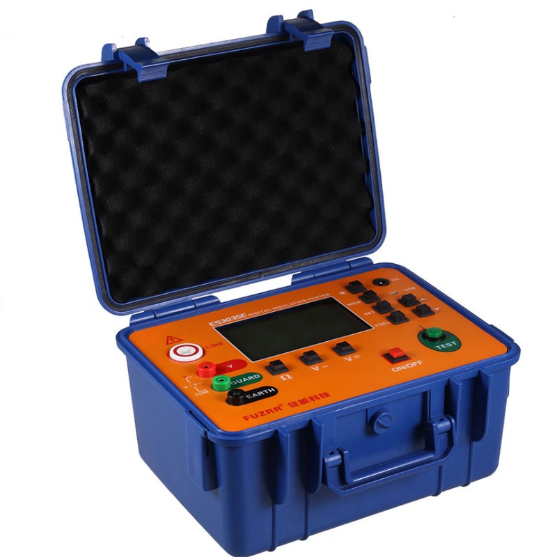 Thiết bị kiểm tra cách điện kỹ thuật số điện áp cao 10KV đến 1000G Ohm với đồng hồ vạn năng với USB