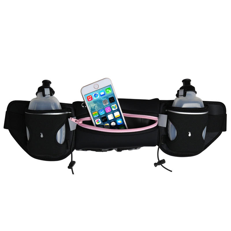 Tùy chỉnh ngoài trời Thể thao chai nước Chủ eo chống nước Chạy thắt lưng