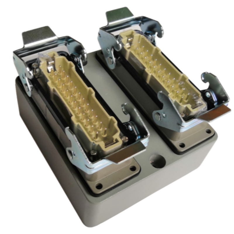 Hộp nút 242 +plug+base+gray