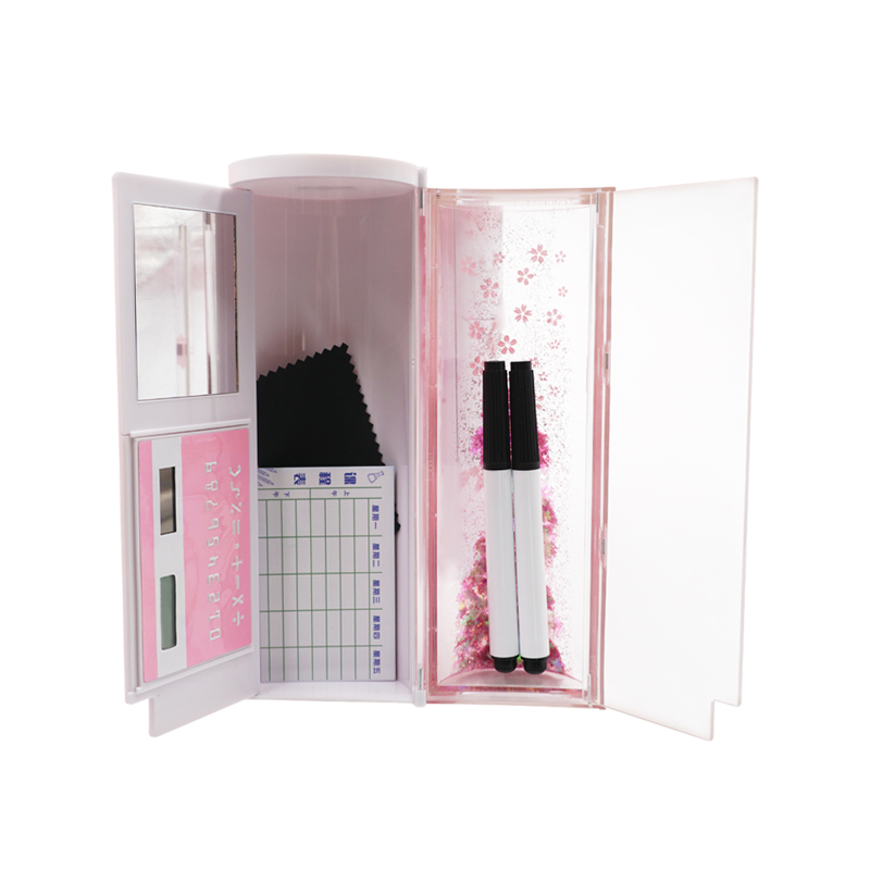 Trường cung cấp màu Con Lớp đôi Glitter Ý Case