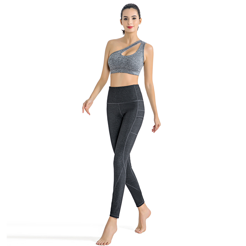 Thực phẩm FDMF10- out Pocket High Waist Yoga Pants,Tummy control