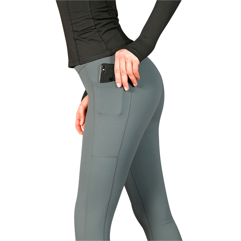 Thực phẩm FDR-Siêu Ánh Sáng Ngoài Pocket High Waist Yoga Pants