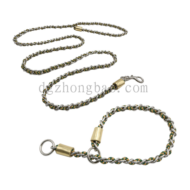 Dây da qua xích cổ vật nuôi chịu lực kéo