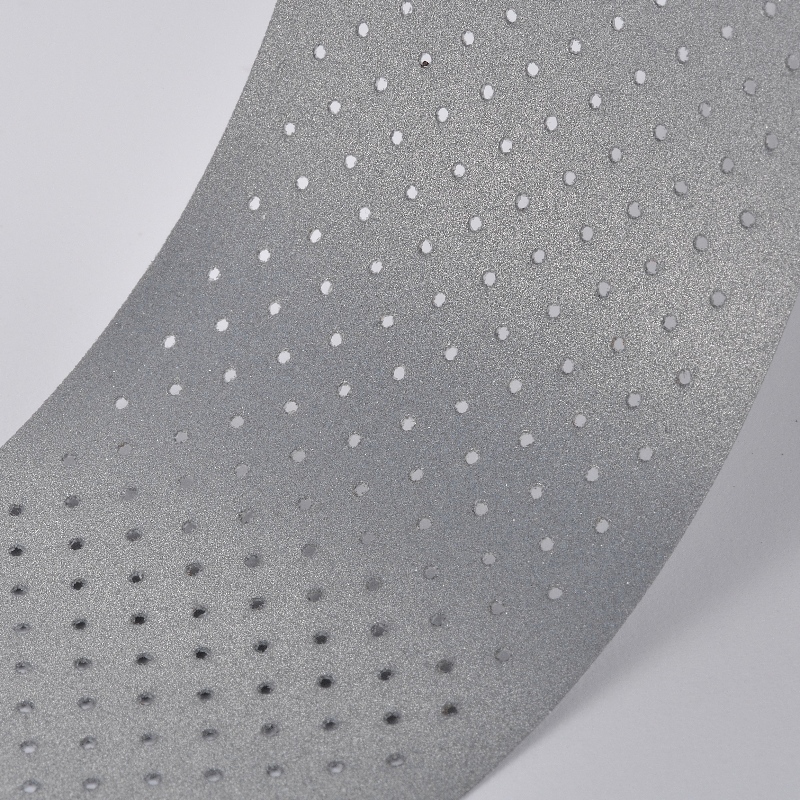 Y-60005H băng phản xạ tia bạc T/C với nhiều lỗ