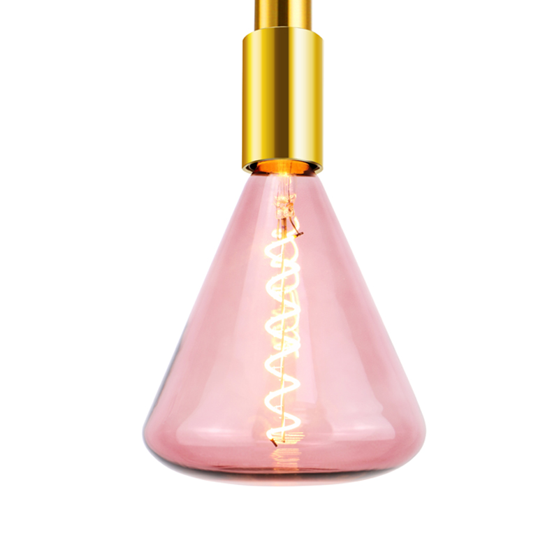 TITA Pink 4 W hạt coi thường môi trường 2200k Bóng đèn hình xoắn ốc