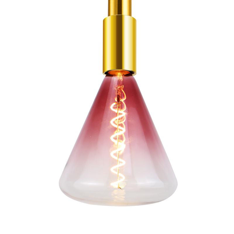 TITA Pink 4 W hạt coi thường môi trường 2200k Bóng đèn hình xoắn ốc