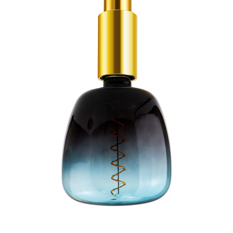 Đèn màu xanh tự động chùm xoắn ốc