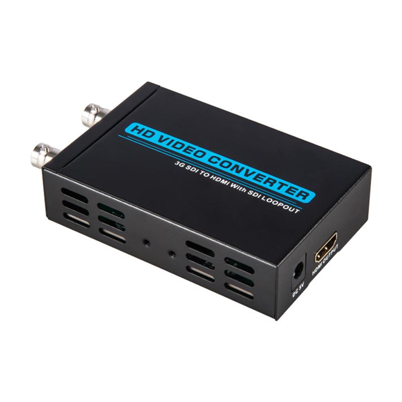 SD \/ HD \/ 3G SDI ĐẾN HDMI Với SDI Loop out Converter 1080P