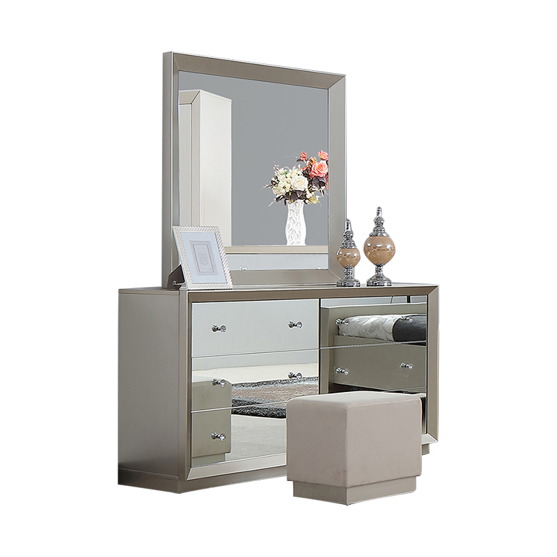 Nội thất phòng ngủ kính hiện đại