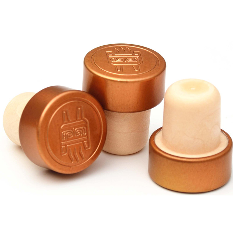 nút chai rượu chứa đựng rượu vang đóng gói nhôm