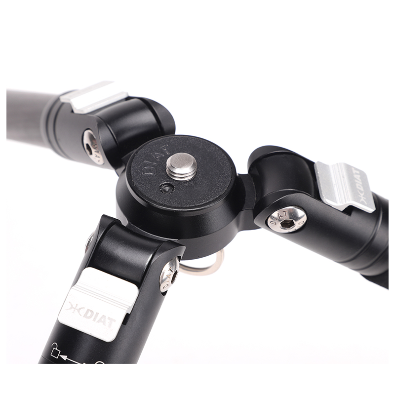 DIat CM225A + DHS-5 Professional linh hoạt sợi carbon xách tay camera mini giá đỡ ba chân