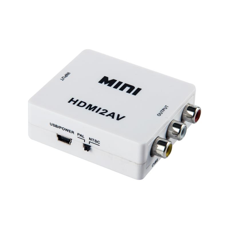 Bộ chuyển đổi mini HDMI sang AV \/ RCA 1080P