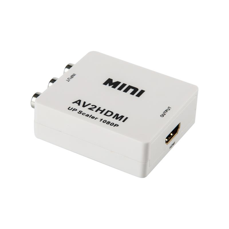 Thu nhỏ AVA/RCA/CVBS to HDMI Converter Upcaler 720p/1080p