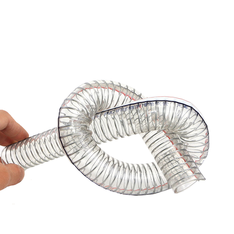 Nhà máy Trung Quốc 2 inch ống mềm PVC dây thép sprial gia cố ống