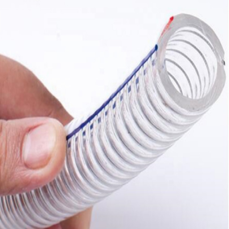 Nhà máy trực tiếp PVC xoắn ốc dây thép gia cường với áp lực cao