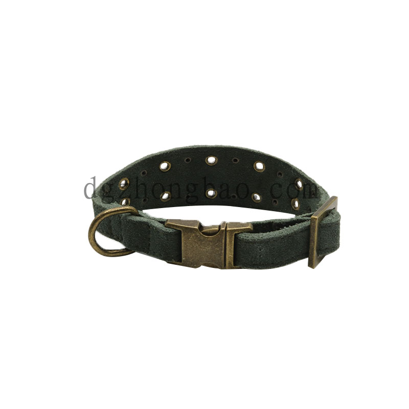 Green Cow Suede chó cổ