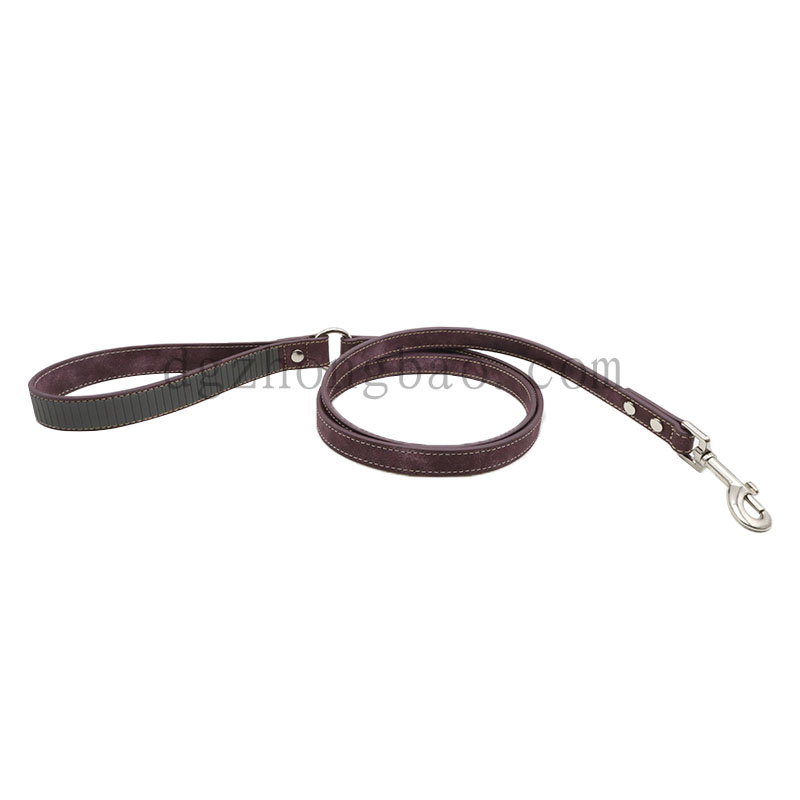 Pearl Powder PU Leather Pet Leash