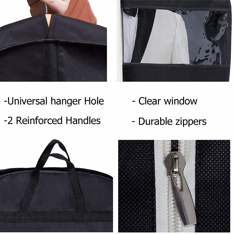 SGW11 Cửa sổ rõ ràng Đàn ông Phụ nữ Phù hợp với Bụi Che Túi Không dệt Túi có Túi Giày Lưới