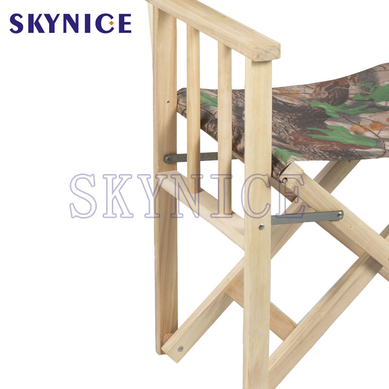 Ghế cắm trại ngoài trời bằng gỗ