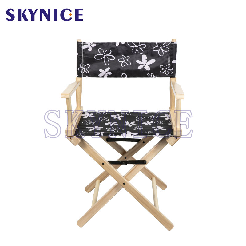 Ghế giám đốc có thể gập lại bằng gỗ có logo