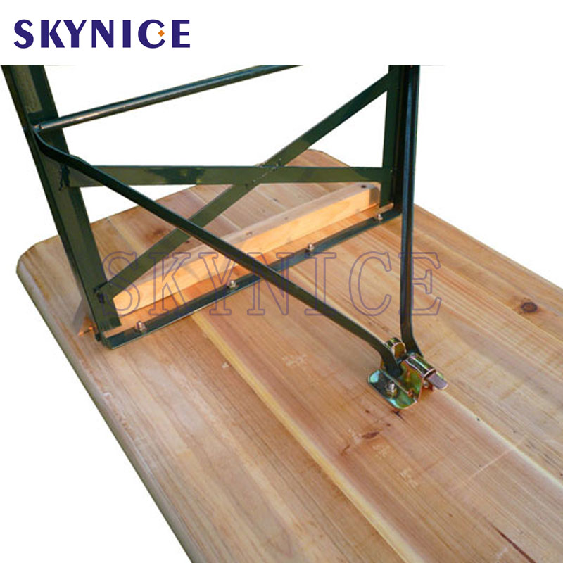 Bàn bia gỗ ngoài trời mạnh mẽ với ghế đá