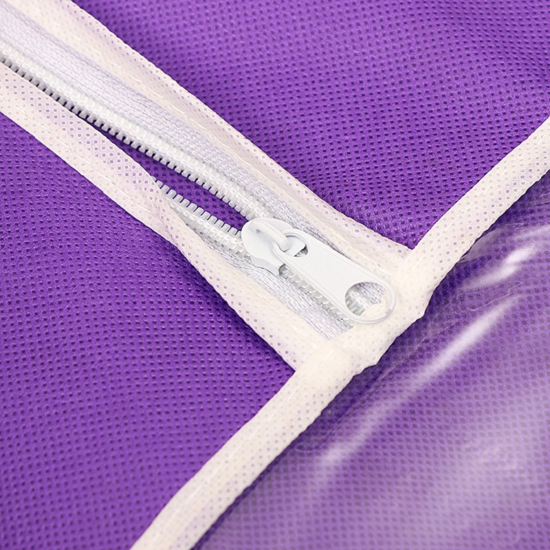 SGW16 Bán buôn Đàn ông Phụ nữ Lady Suit Cover May Túi màu tím May may Túi có thể gập lại