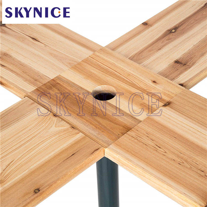 Bàn bia gỗ cho tiệc ngoài trời