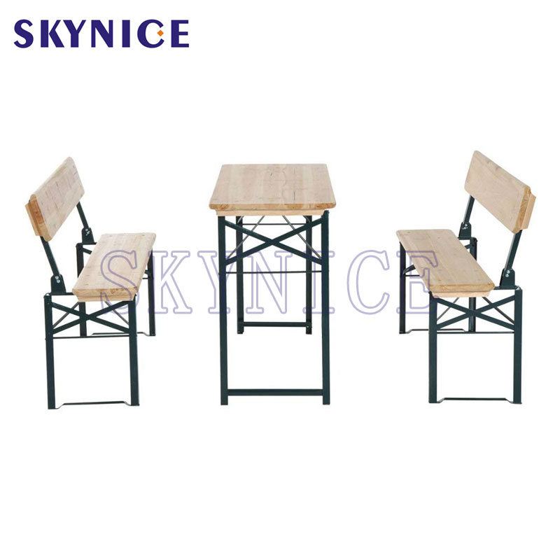 Phòng ăn được sử dụng Bàn bia bằng gỗ gấp