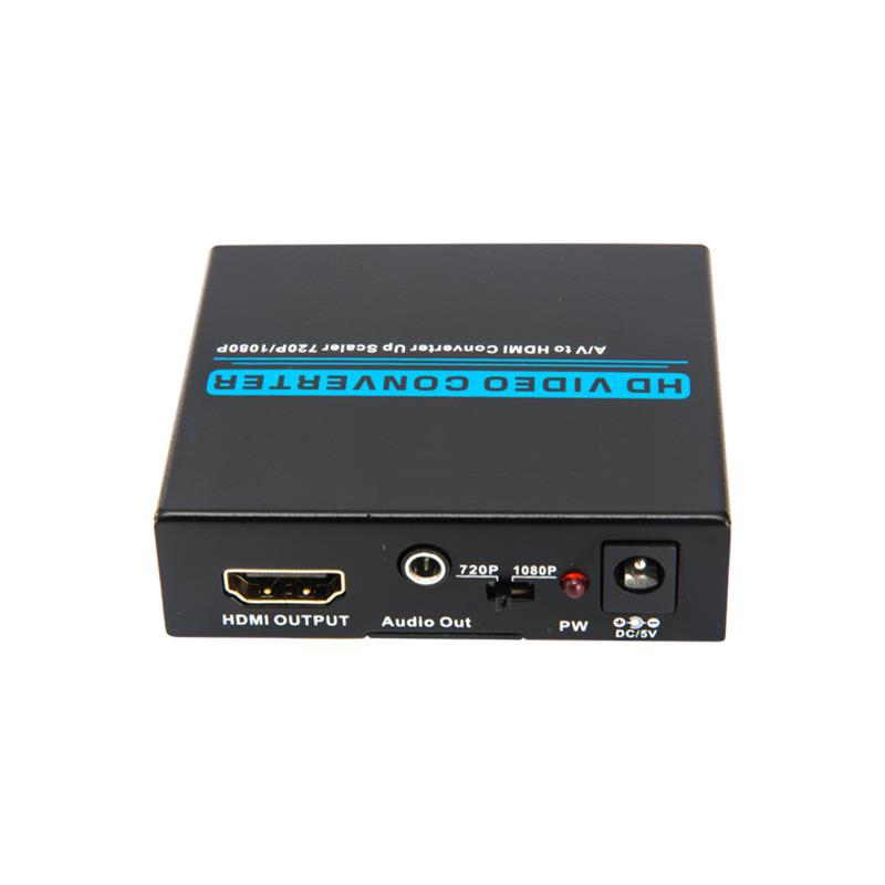 AV \/ CVBS TO HDMI + AUDIO Converter (Up Scaler 720P \/ 1080P)
