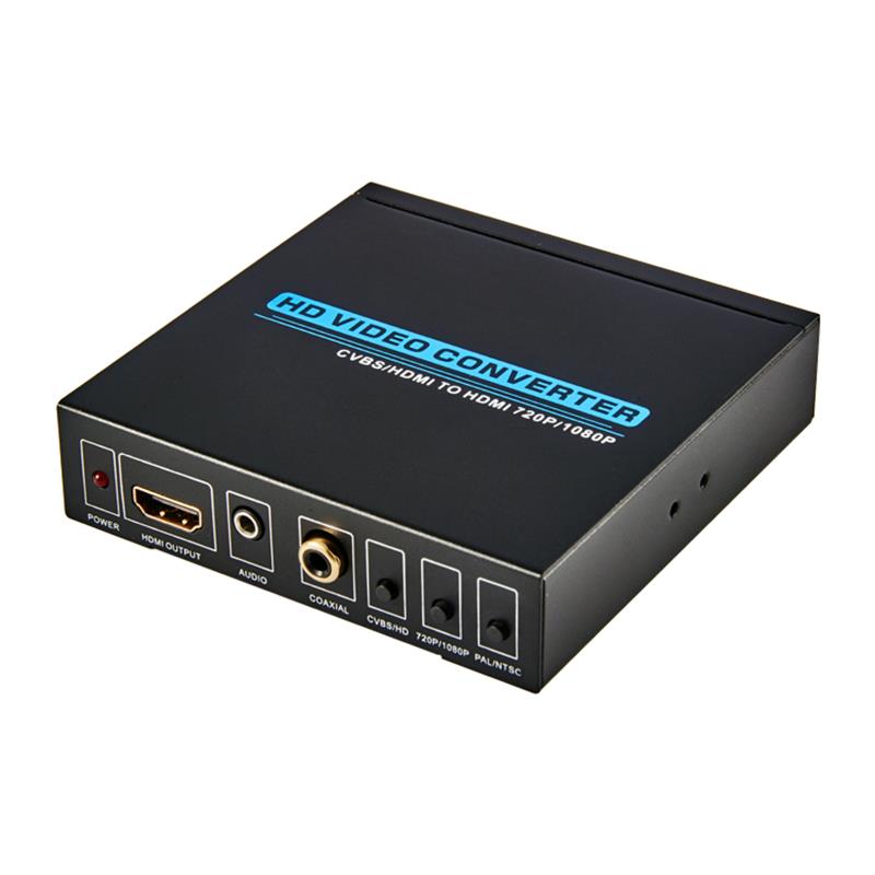 AV \/ CVBS + HDMI TO HDMI CHUYỂN ĐỔI SCALER (720P \/ 1080P)