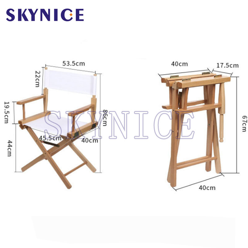 100% Polyester Vải Oxford Ghế vải Ghế giám đốc bằng gỗ