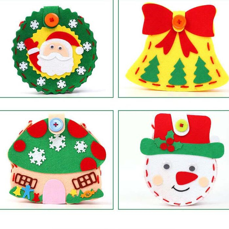 Giáng sinh Handmade DIY Túi nỉ