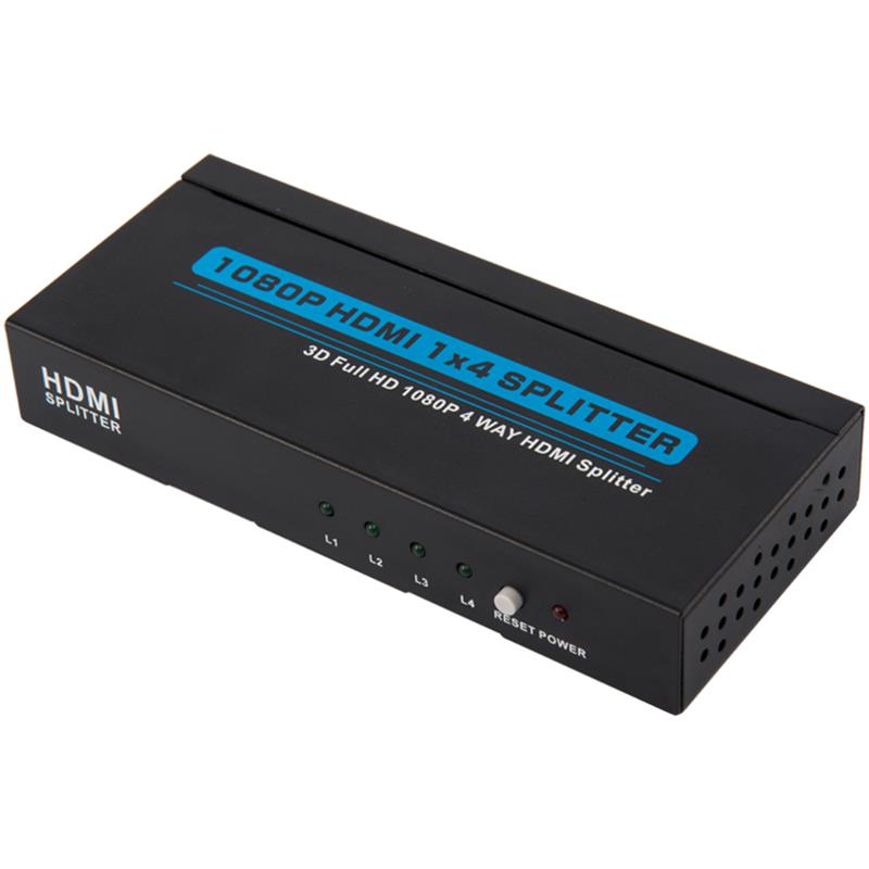 4 cổng HDMI 1x4 Splitter Hỗ trợ 3D Full HD 1080P