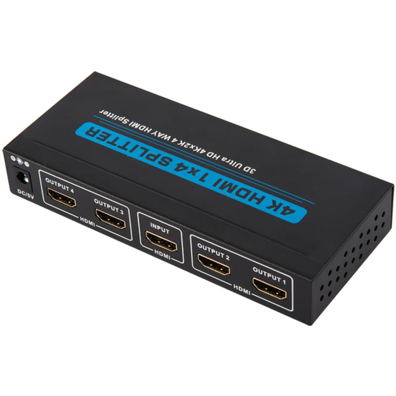 4K 4 cổng HDMI 1x4 Splitter Hỗ trợ 3D Ultra HD 4Kx2K \/ 30Hz