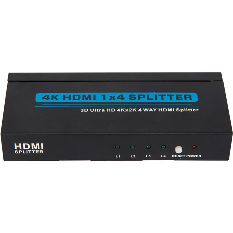4K 4 cổng HDMI 1x4 Splitter Hỗ trợ 3D Ultra HD 4Kx2K / 30Hz