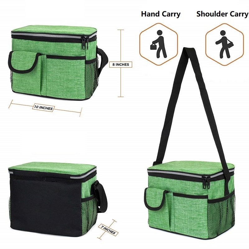 SGC27 Snow Oxford Travel Picnic Túi xách tay Polyester Làm mát cách nhiệt Vai Mua sắm Túi rượu Chai làm mát Túi bán buôn