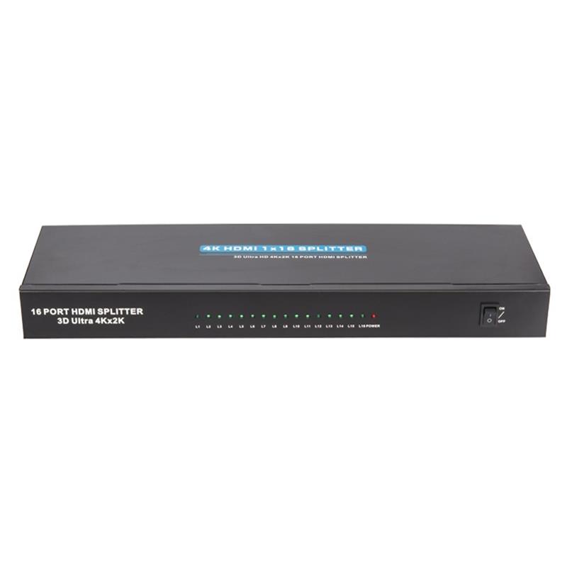 4K 16 Cổng HDMI 1x16 Splitter Hỗ trợ 3D Ultra HD 4Kx2K \/ 30Hz