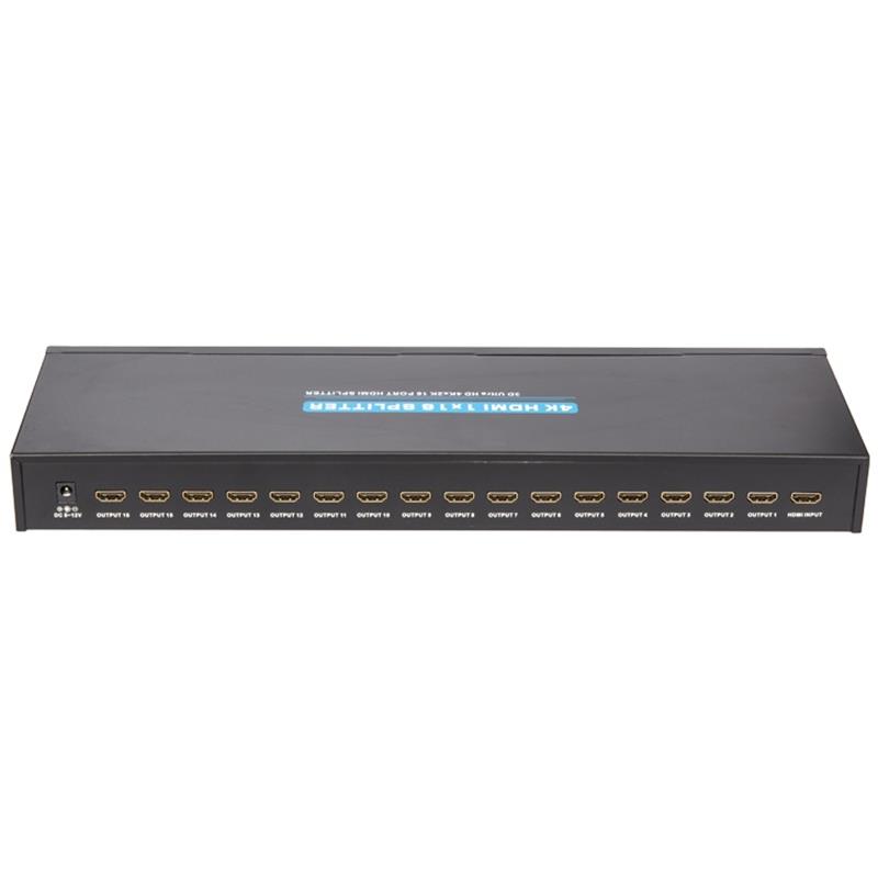4K 16 Cổng HDMI 1x16 Splitter Hỗ trợ 3D Ultra HD 4Kx2K \/ 30Hz
